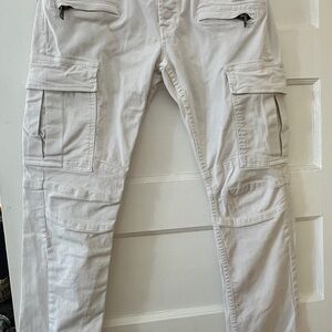 Hudson Jeans Men's Cargo Pants - Light Gray